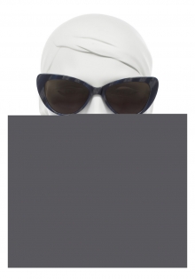 Capri cat eye acetate sunglasses