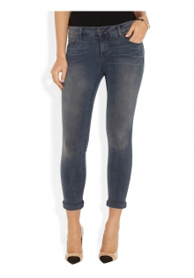 Anja Photo Ready cropped mid-rise jeans
