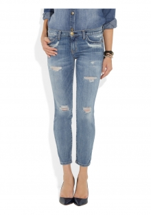 The Stiletto distressed skinny jeans