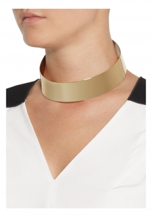 Gold-tone collar necklace
