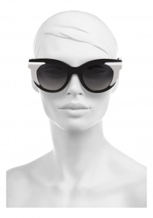 Two-tone acetate cat-eye sunglasses