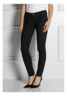 Verdugo stretch-jacquard mid-rise skinny jeans